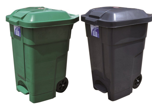 EDCO HEAVY DUTY BIN WITH WHEELS 70L