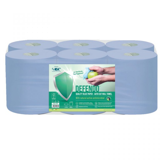 [9161] STELLA DEFENDO 2PLY 150M BLUE AUTOCUT ROLL TOWEL - 6 ROLLS