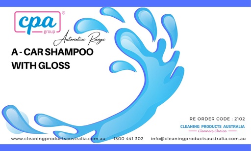 A - CAR SHAMPOO WITH GLOSS 20L