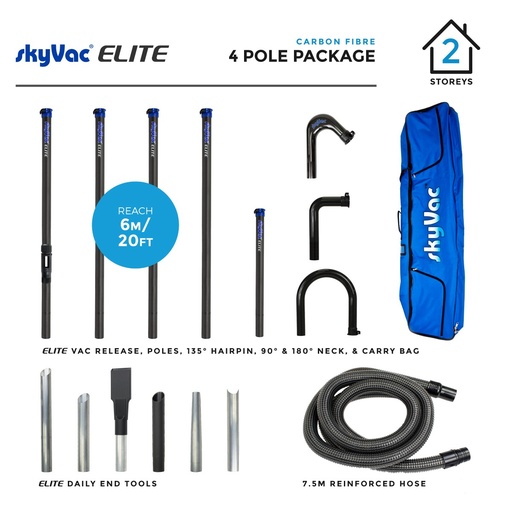 [VHKSVKTRI05940] ELITE POLE SET – WITH GUTTER CLEARING TOOLS