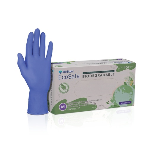 [GN131171] MEDICOM - ECOSAFE BIODEGRADABLE  NITRILE MEDICAL EXAMINATION GLOVES