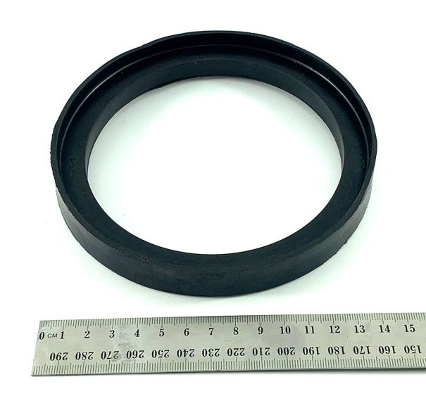 CLEANSTAR - UNIVERSAL VACUUM CLEANER MOTOR BASE GASKET - 145MM DIAMETER - THICK HARD RUBBER