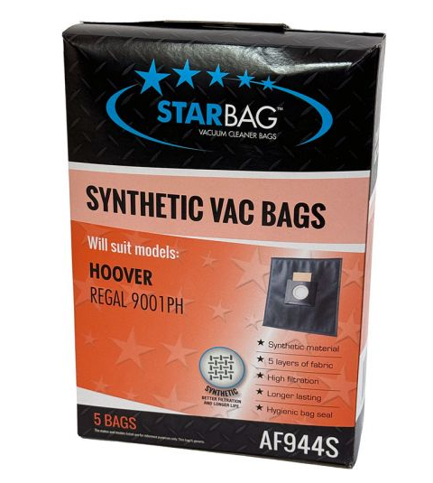 CLEANSTAR - HOOVER REGAL 9001PH SYNTHETIC VACUUM CLEANER DUST BAGS
