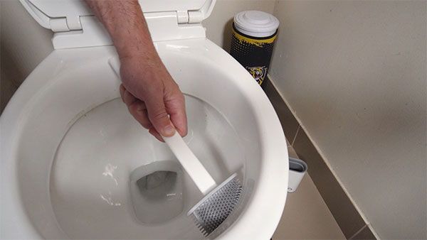 CLEANSTAR -SILICONE MULTI-PURPOSE TOILET BRUSH AND HOLDER