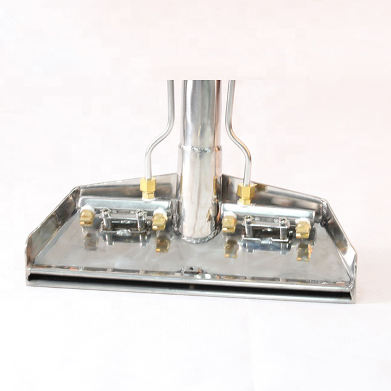 POLIVAC - 4 JET WAND, 12” HEAD STAINLESS STEEL 1.5”DIAMETER TUBE, S/S PRESSURE TUBING, 0.15 JETS