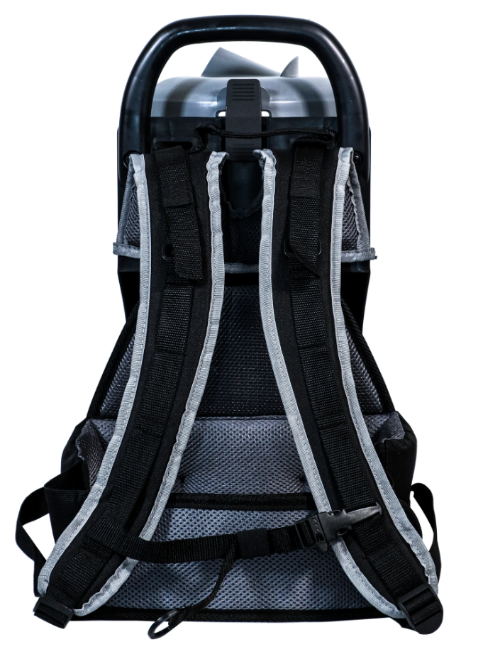 CLEANSTAR –T1V3 BACKPACK - CHARCOAL (WITH CLEAR LID)
