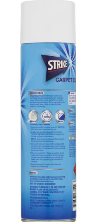 STRIKE CARPET CLEANER FOAM 500G