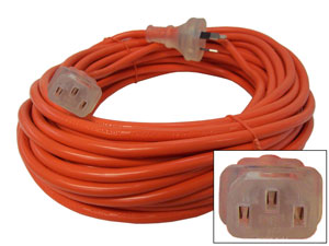 CABLE EXT IEC PLUG 15M 7.5AMP