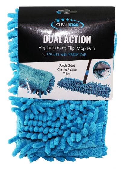 CLEANSTAR - CLEANSTAR REPLACEMENT DUAL ACTION FLIP MOP PAD
