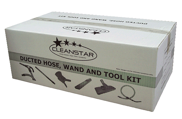 CLEANSTAR - 10 METRE DUCTED VACUUM CLEANER HOSE AND ACCESSORIES KIT
