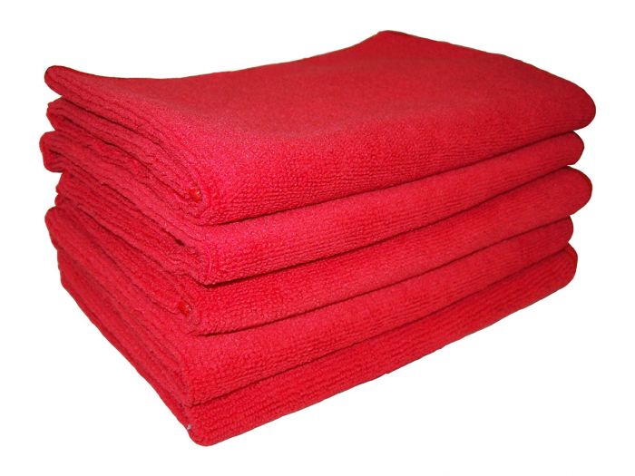 CLEANSTAR – MF CLOTH 5PK RED (40)