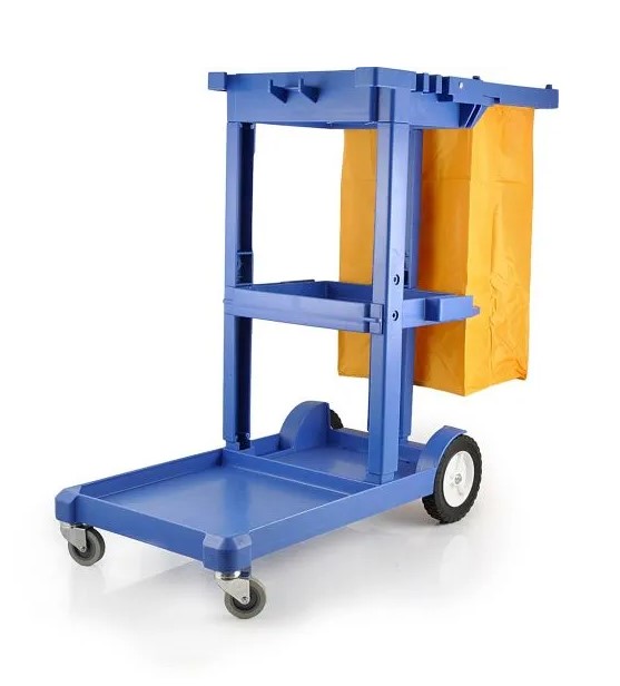 MULTIFUNCTION CLEANING TROLLEY CART  JANITOR CART