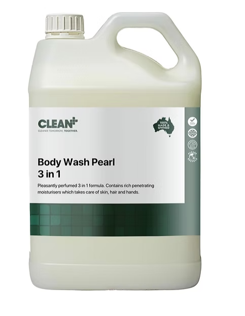 CLEAN PLUS - BODY WASH PEARL - 3 IN 1