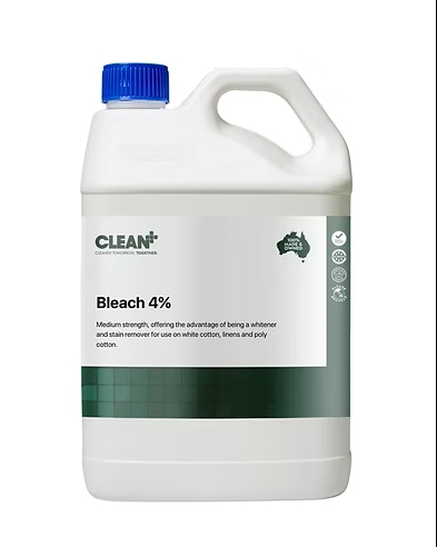 CLEAN PLUS - BLEACH 4% 5L