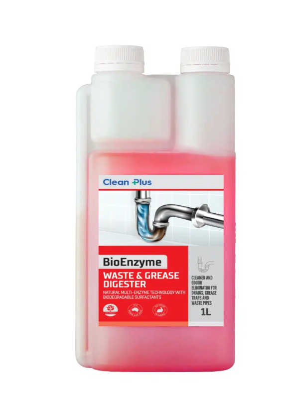 CLEAN PLUS - BIOENZYME WASTE AND GREASE DIGESTER -1L X 6