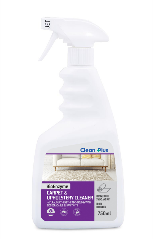 CLEAN PLUS - BIOENZYME CARPET AND UPHOLSTERY CLEANER-750MLX12