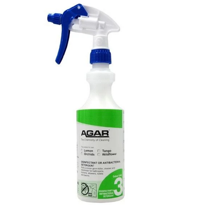 AGAR-COUNTERFLU SCREEN PRINTED EMPTY BOTTLE 500ML