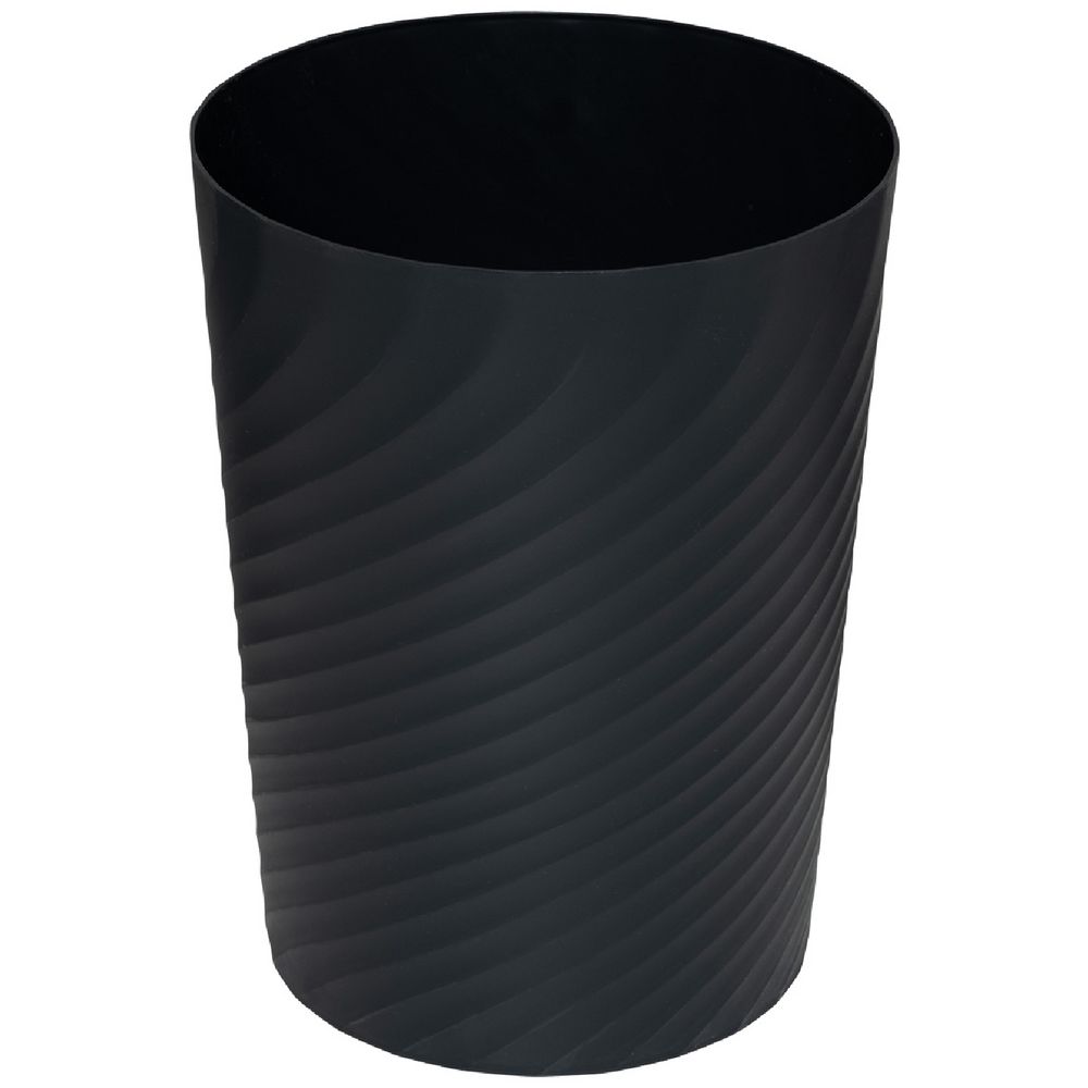 PLASTIC WAVE BIN 12L BLACK