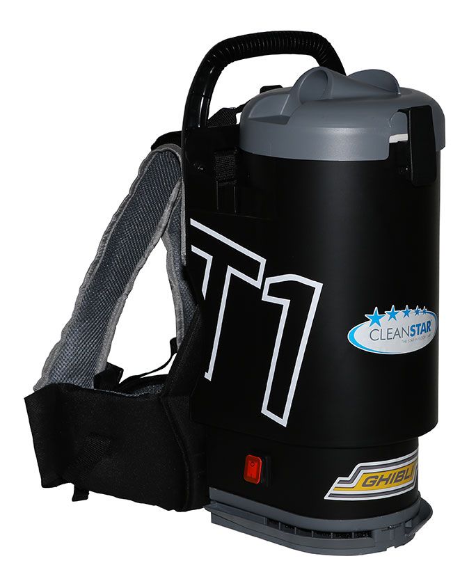 CLEANSTAR – GHIBLI T1 BACKPACK VACUUM CLEANER - VERSION 3 - BLACK WITH GREY LID (T1V3-B)