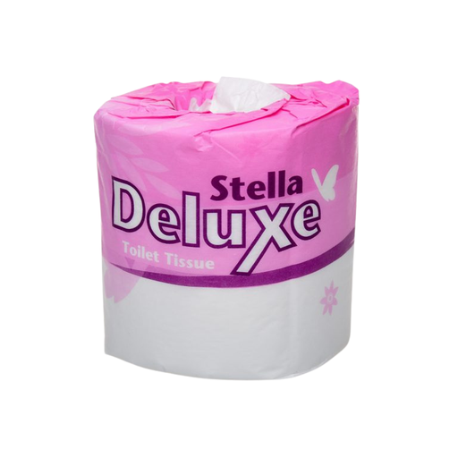 1 STELLA DELUXE 3PLY 220SHT TOILET TISSUE - 48 ROLLS/CTN