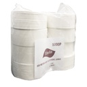 STELLA DELUXE 1PLY 500M JUMBO TOILET ROLL - POLYBAG - 8 ROLLS