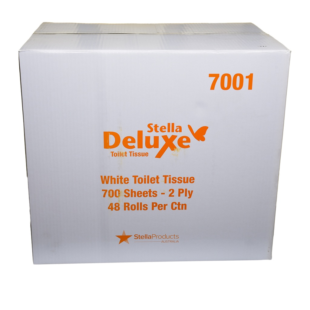 STELLA DELUXE 2PLY 700SHT TOILET TISSUE - 48 ROLLS/CTN