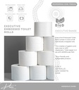 (INDIGENOUS OWNED) BIOD - EXECUTIVE EMBOSSED TOILET ROLLS 48 (AUSTRALIAN MADE) POLY BAGGED