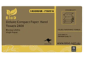 (INDIGENOUS OWNED) BIOD - DELUXE COMPACT PAPER HAND TOWEL 120X20 250L X 195W 2400