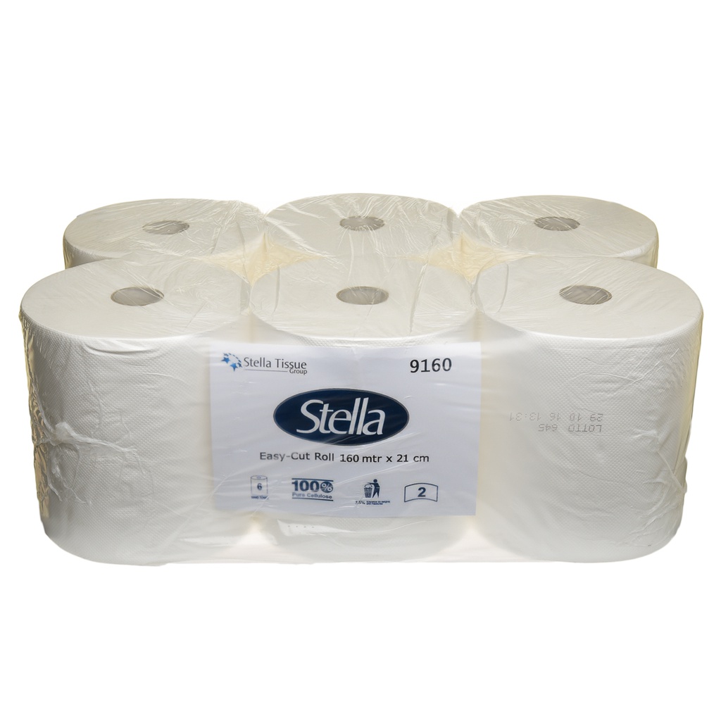 STELLA DELUXE 2PLY 160M AUTOCUT - 6 ROLLS