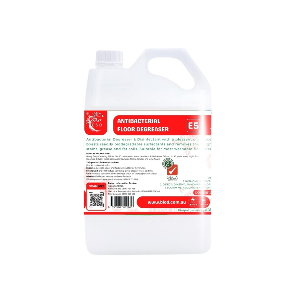 E5 - ESO ANTIBACTERIAL FLOOR DEGREASER