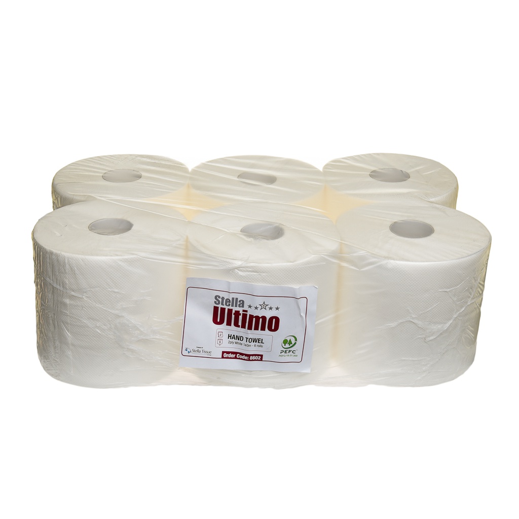 STELLA DELUXE 2PLY 150M ULTIMO C/PULL - 6 ROLLS