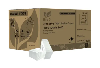 (INDIGENOUS OWNED) BIOD - EXECUTIVE TAD SLIMLINE PAPER HAND TOWEL-2400