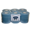 STELLA HOSPITALITY 1PLY 300M RECYCLED BLUE C/PULL - 6 ROLLS