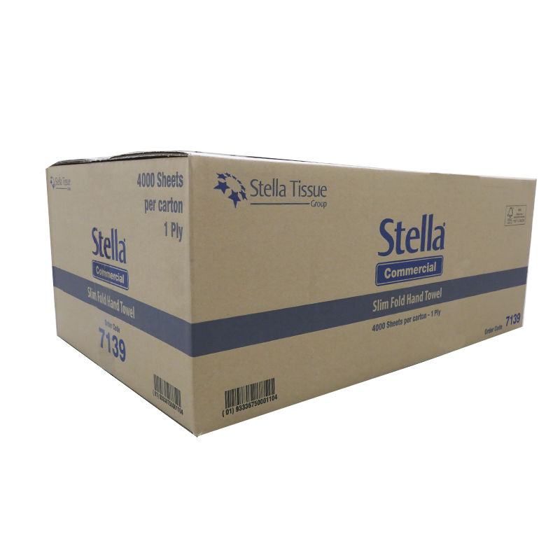 STELLA COMMERCIAL 1PLY 4000SHT RECYLCED SLIMFOLD