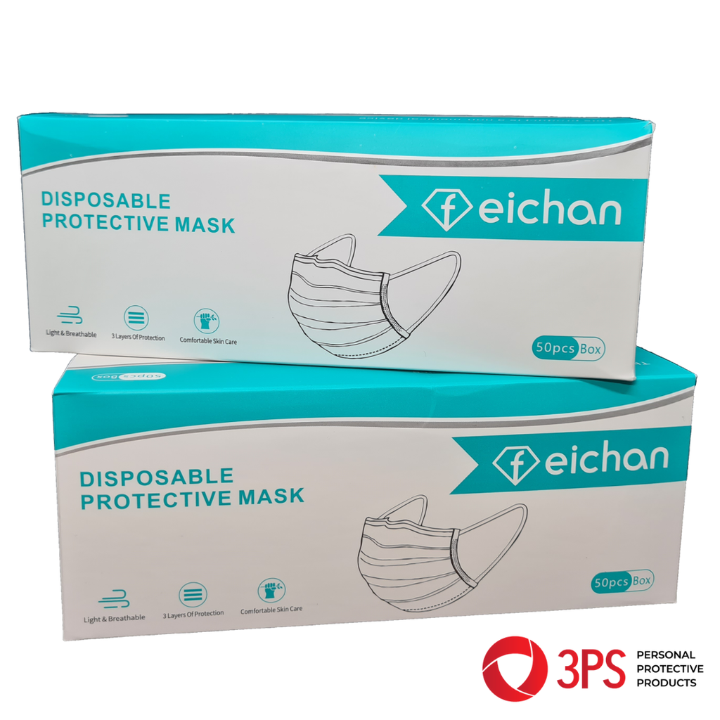 EICHAN DISPOSABLE PROTECTIVE FACE MASK (BOXES OF 50)
