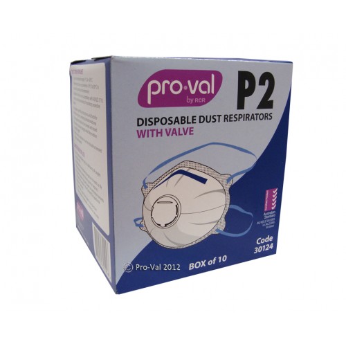 P2 WITH VALVE DISPOSABLE DUST RESPIRATORS