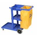 JANITORS CART YELLOW BAGS