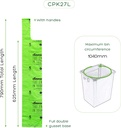 COMPOSTABLE 27L RETAIL KIT (24 ROLLS, 20 LINERS/ROLL) 480 LINERS