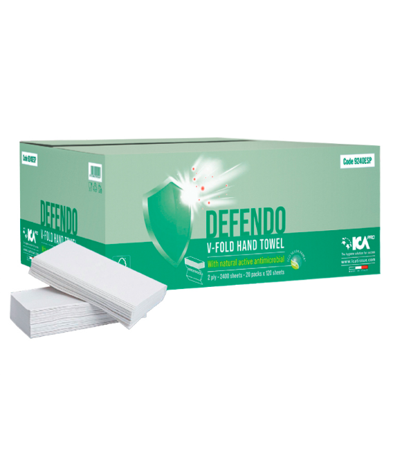 STELLA DEFENDO 2PLY 2400SHT V-FOLD HAND TOWEL