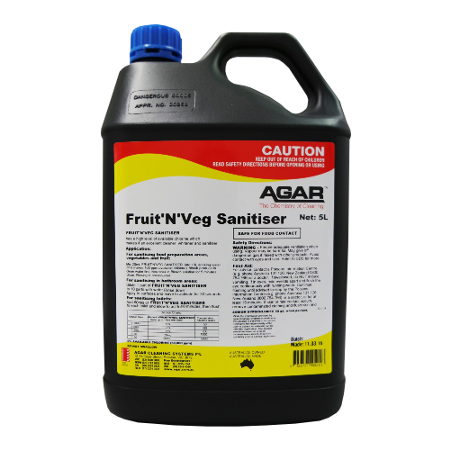 AGAR - FRUIT'N'VEG SANITISER 5L