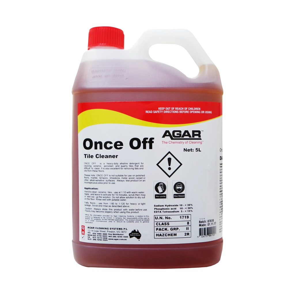 AGAR - ONCE OFF 5L