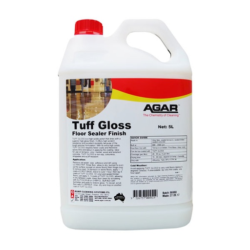 AGAR - TUFF GLOSS FLOOR SEALER FINISH 5L