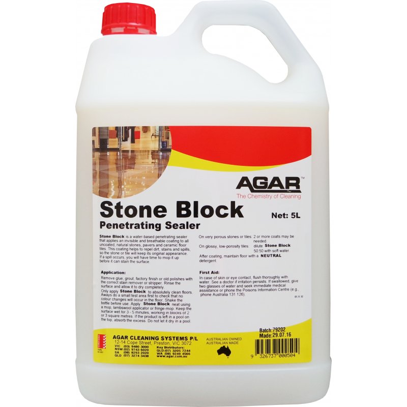 AGAR - STONE BLOCK PENETRATING SEALER 5L