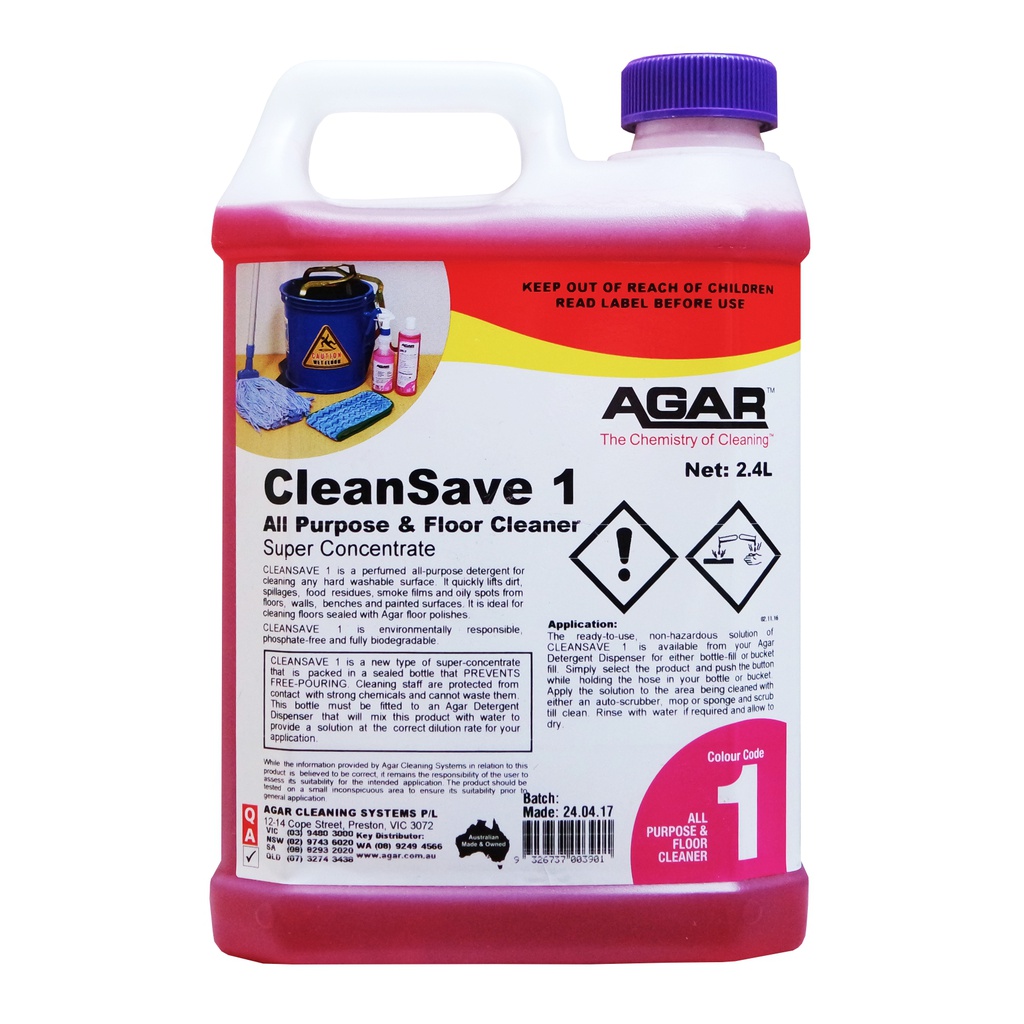 AGAR - CLEANSAVE 1 2.4L