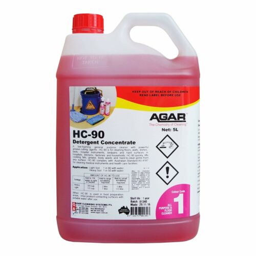 AGAR - HC-90 – ODOURLESS CONCENTRATE DETERGENT 5L