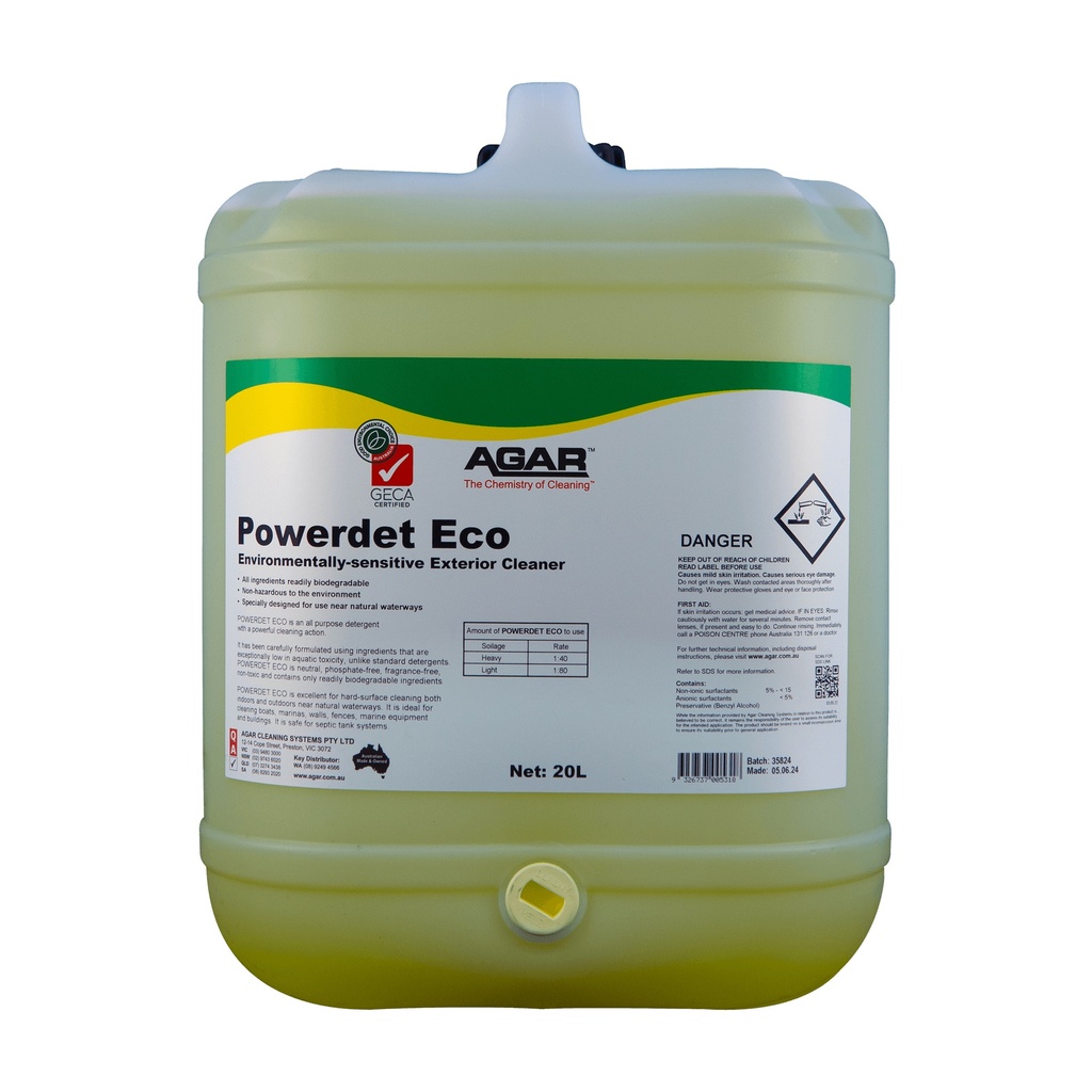 AGAR - POWERDET ECO 20L