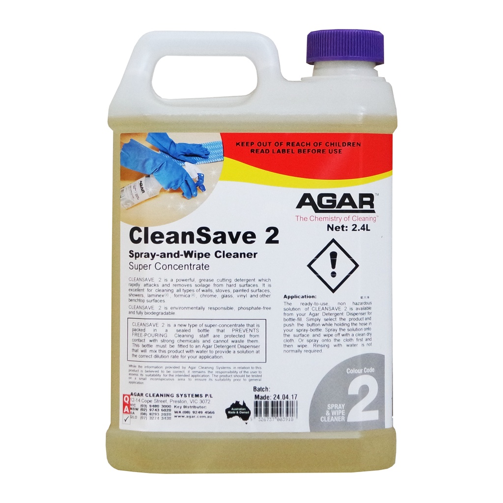 AGAR - CLEANSAVE 2  2.4L