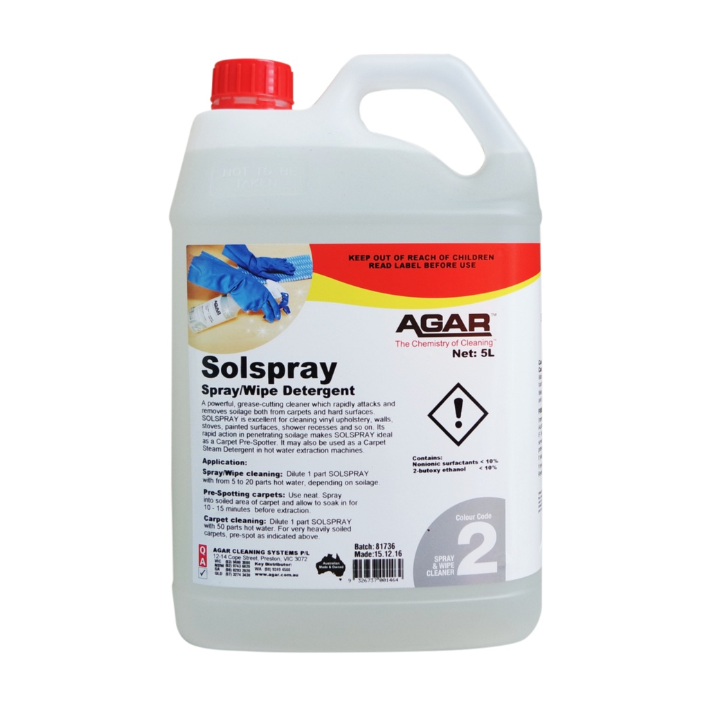 AGAR - SOLSPRAY 5L