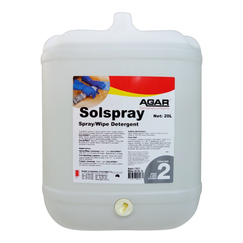 AGAR - SOLSPRAY 20L