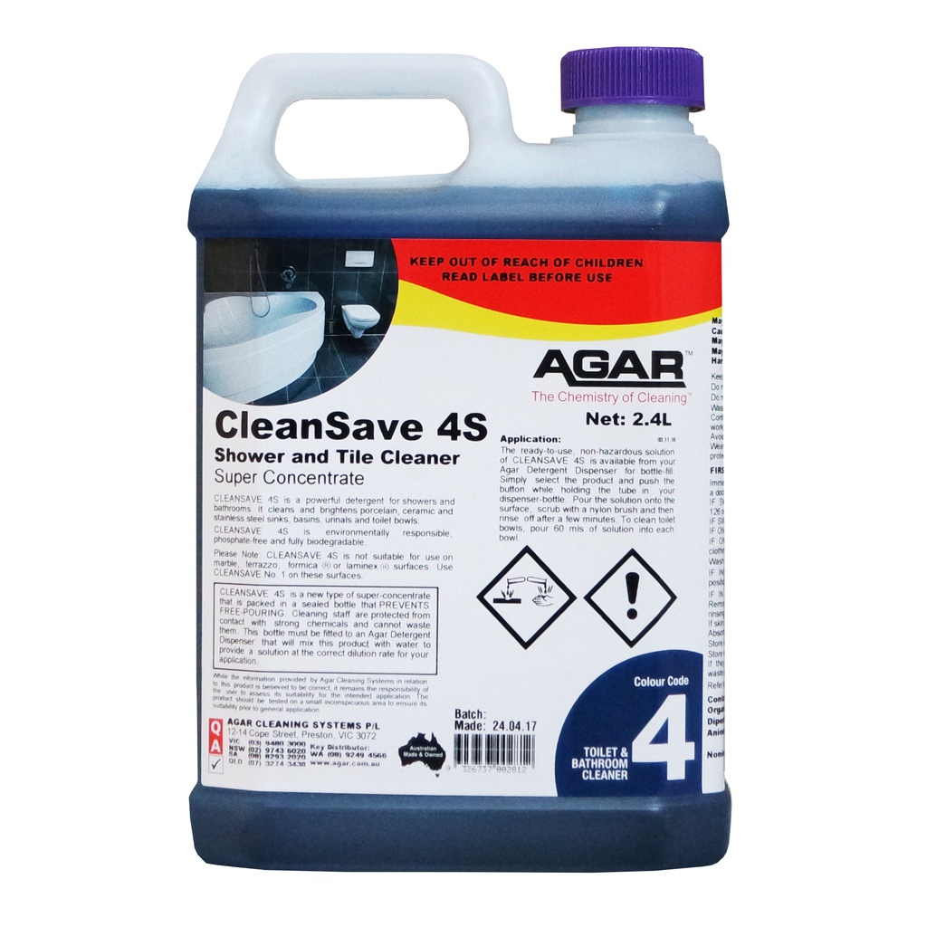 AGAR - CLEANSAVE 4S  2.4L